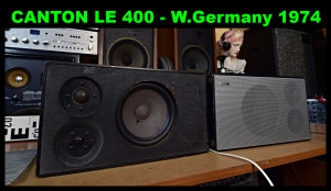 CANTON LE 400 HiFi-Lautsprecher Reprosoustavy W.Germany 1974 (177103)