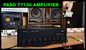 PASO T 7120 SERIES 7000 8-Channel Professional Amplifier 50-70-100V + 4-8-16 Ohm Ouput (177137)
