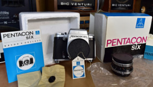 PENTACON SIX (177977) Carl Zeiss BIOMETAR 2.8/80 (177979) Pouzdro Pentacon