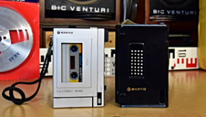 SANYO TRC 2000 Walkman - Electronic Memo - Portable Cassette Recorder - Maxell C90 (178119)