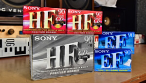 SONY HF 90 C-90HFC (178308), SONY EF 90 C-90EFB (178309) magnetofonové kazety
