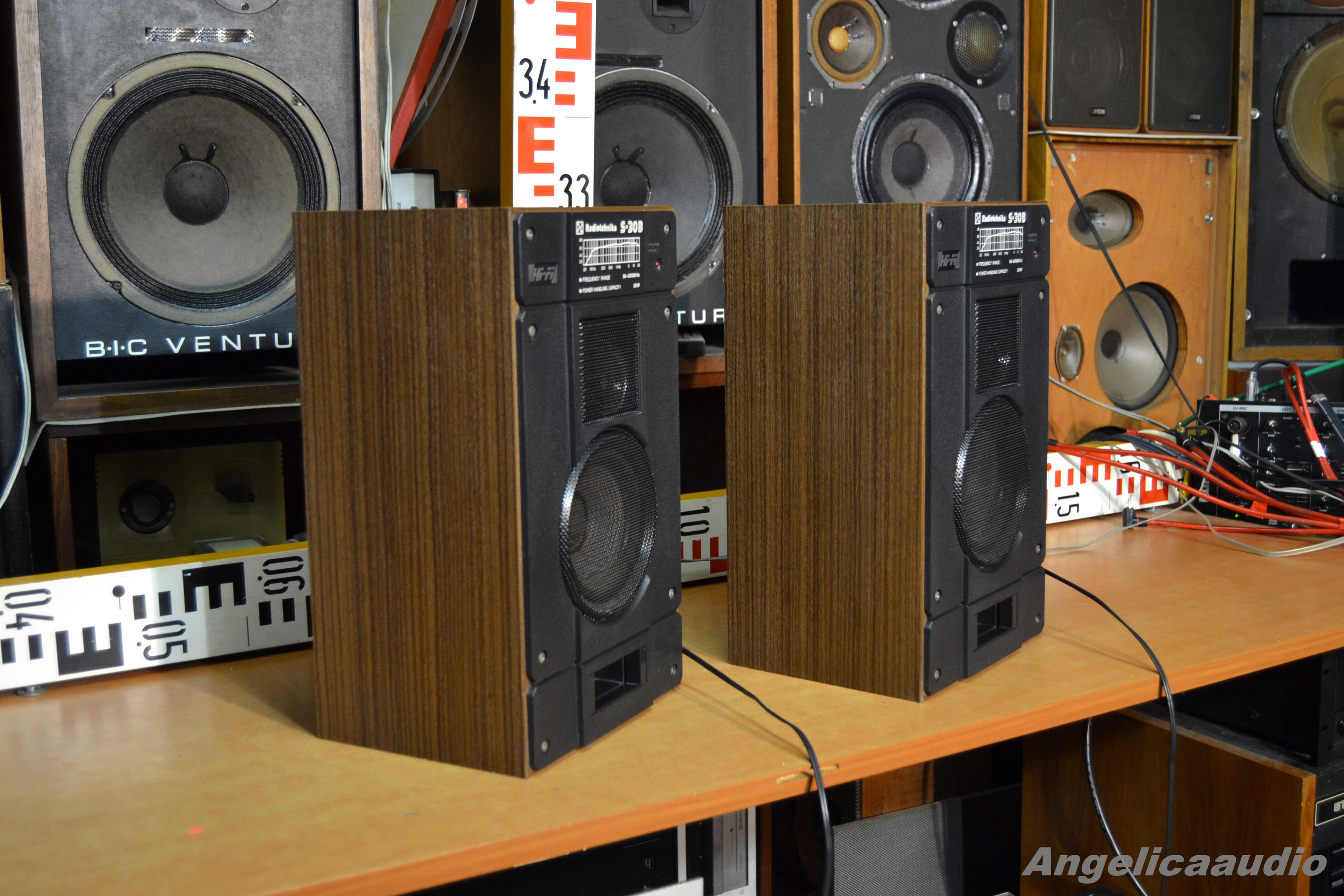 Enceintes Radiotehnika S60 25cm 8 Ohms - Vintage URSS USSR - 1 HP Boomer