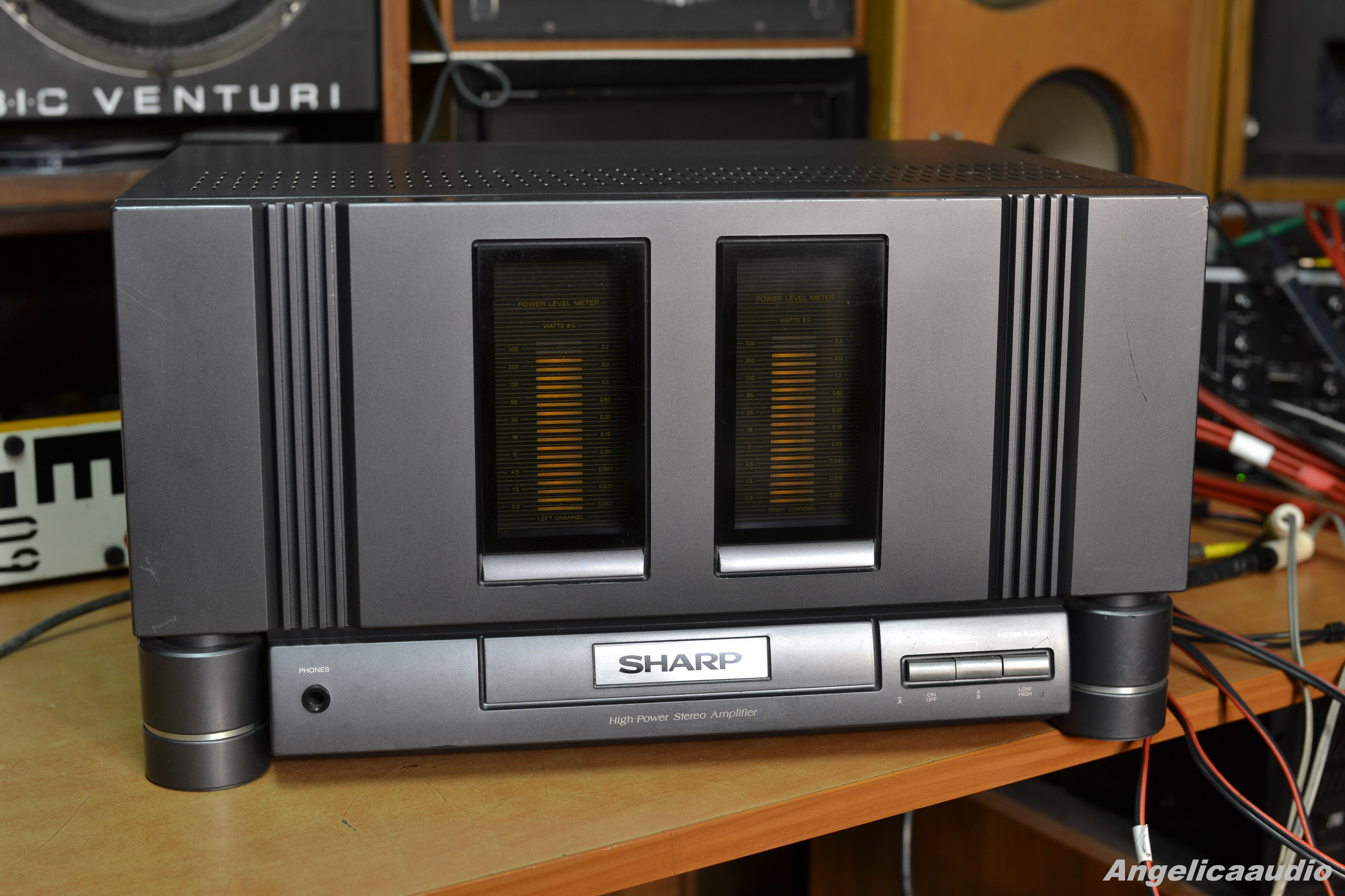 SHARP SX-8800H Stereo Power Amplifier 2x320W Sinusleistung (4 ohm ...