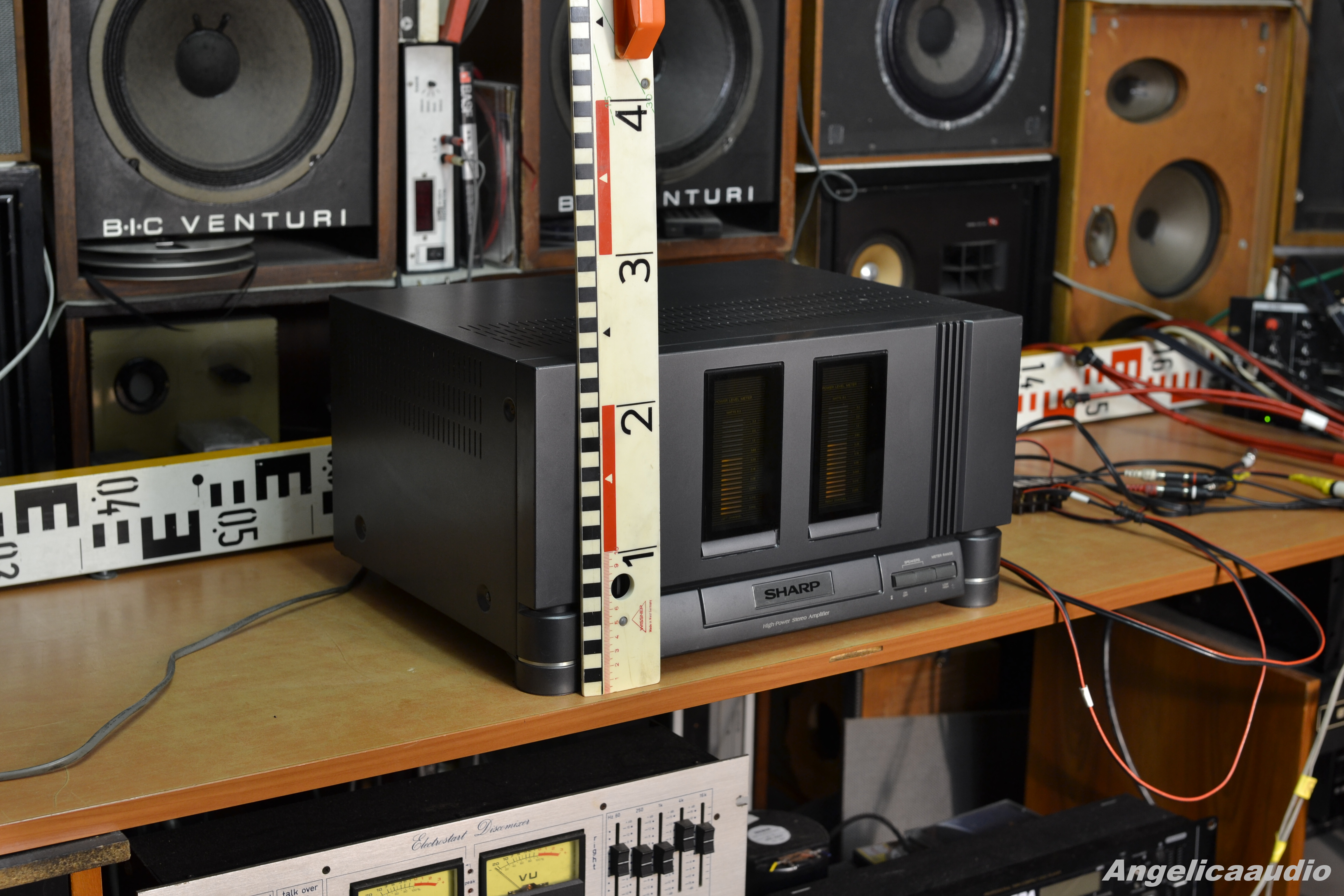 SHARP SX-8800H Stereo Power Amplifier 2x320W Sinusleistung (4 ohm ...