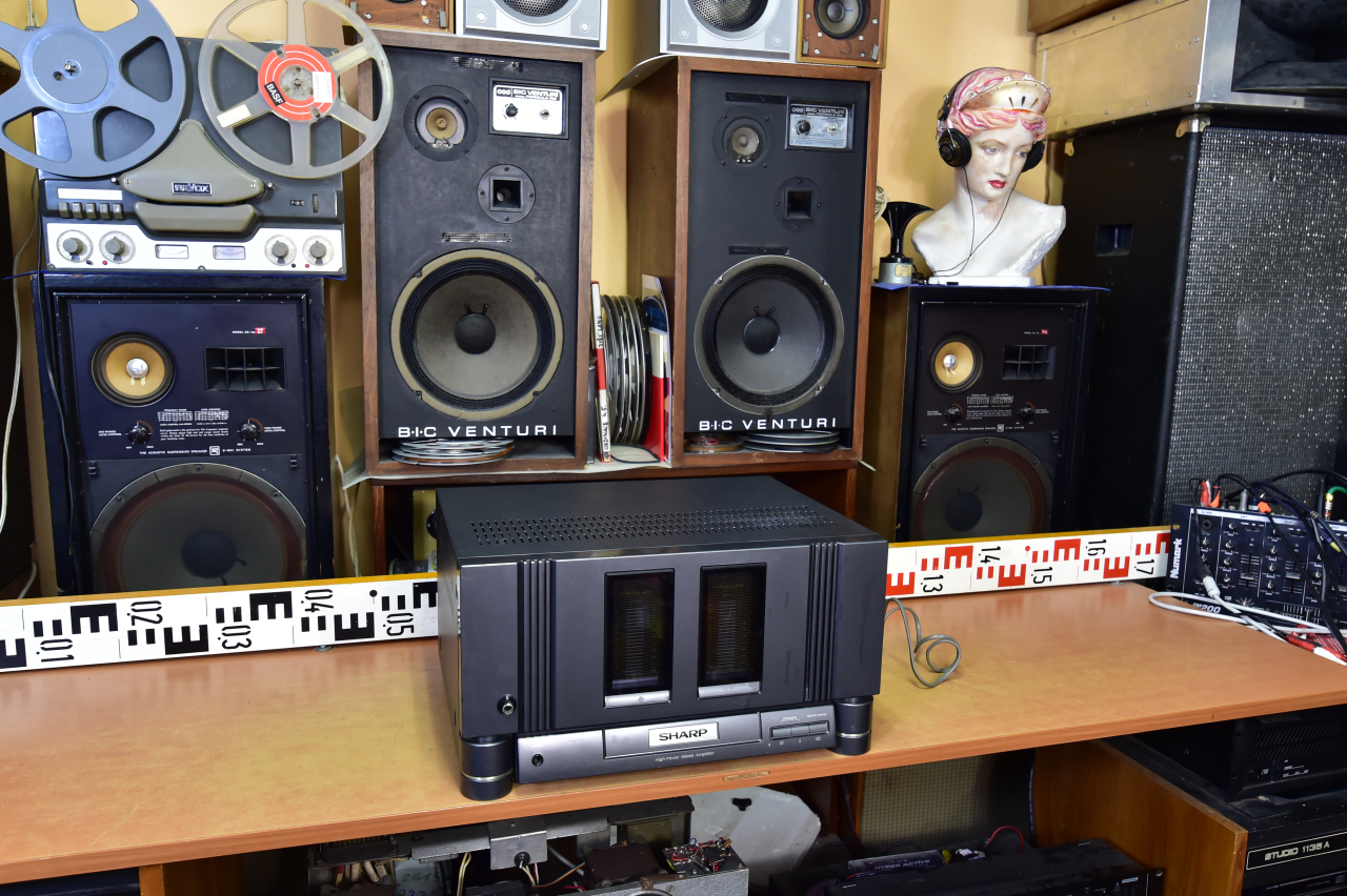 SHARP SX-8800H Stereo Power Amplifier – Koncový zesilovač – upravený ...